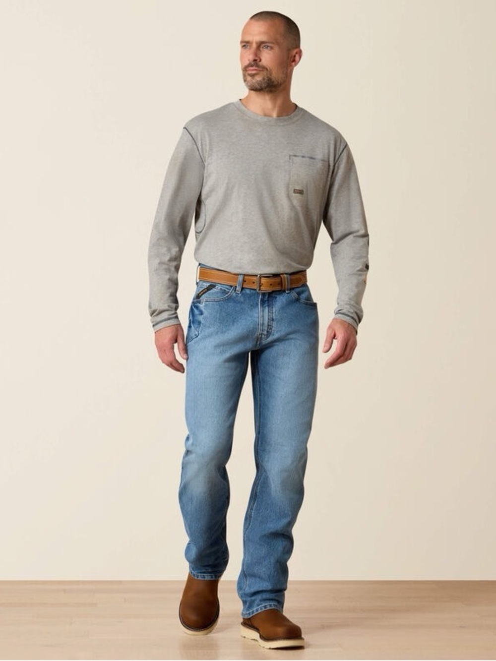 Ariat Rebar M4 Relaxed DuraStretch Basic Boot Cut Jean 34x30